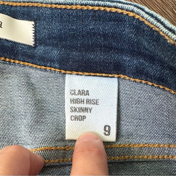 Eunina Dark Blue Distressed Skinny Jeans - Picture 3 of 6